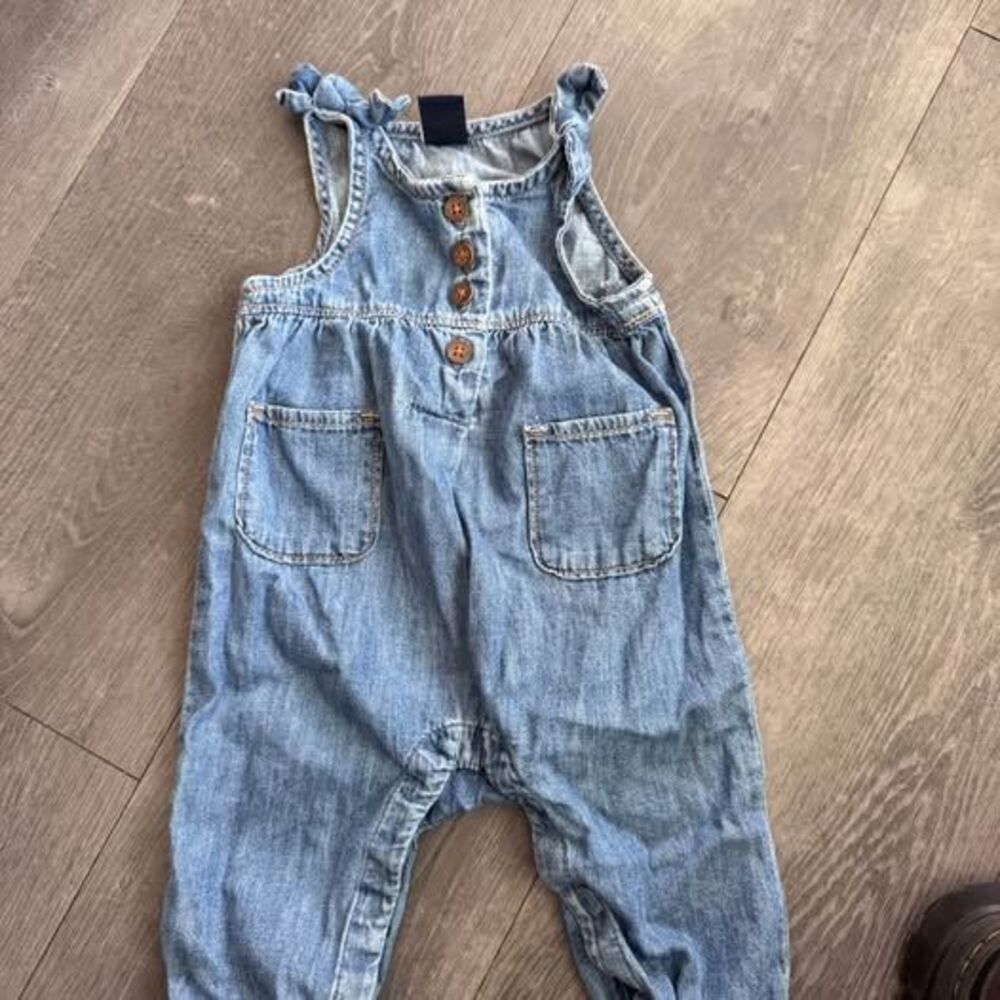 Baby Gap Denim Overalls 0-3 Months